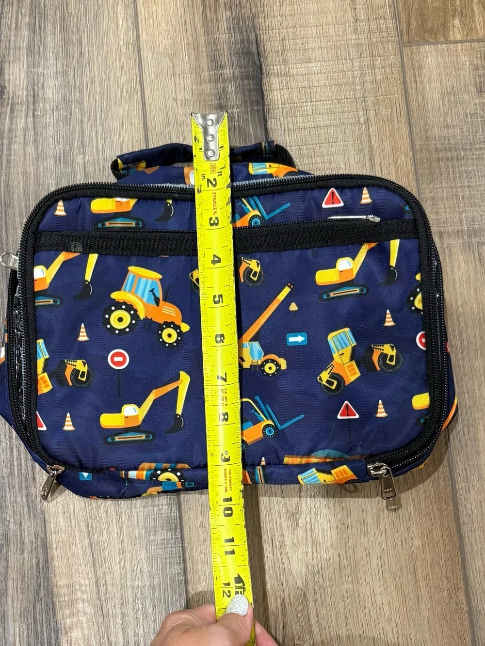 Kids Construction Backpack & Lunch Box Set Excavator Dump Truck School